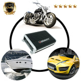Gravity GBR600.2D True 300-Watt RMS Micro Ultra Compact Digital 2-Channel Full Range Amplifier with RCA Stereo input - Perfect for Motorcycle, RV, ATV, Car, Boat, Marine