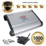 SoundXtreme ST-250.4 Four Channel Amplifier 2 Ohm Stable 1000W w/ Remote Subwoofer Level Control