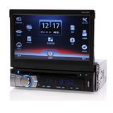 Gravity VGR-S7120BT SINGLE DIN Bluetooth DVD/CD/AM/FM Car Stereo w/ 6.2" Digital LCD TFT Touchscreen
