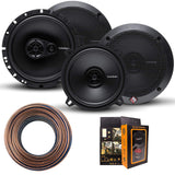 R165X3 Prime 6.5" Full-Range 3-Way Coaxial Speaker + R1525X2 Prime 5.25" Full Range Coaxial Speaker + Speaker Wire