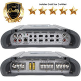 SoundXtreme ST-250.4 Four Channel Amplifier 2 Ohm Stable 1000W w/ Remote Subwoofer Level Control