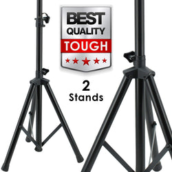 emb Pair Pro Heavy Duty Tripod DJ PA Speaker Adjustable Height Stand with Bag Included (SS06(2)+WITHBAG)