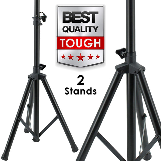 emb Pair Pro Heavy Duty Tripod DJ PA Speaker Adjustable Height Stand with Bag Included (SS06(2)+WITHBAG)