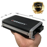 Gravity GBR600.2D True 300-Watt RMS Micro Ultra Compact Digital 2-Channel Full Range Amplifier with RCA Stereo input - Perfect for Motorcycle, RV, ATV, Car, Boat, Marine