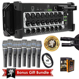 Mackie DL16S 16-Channel Wireless Digital Sound Mixer, Built-In WiFi + Microphone Bundle