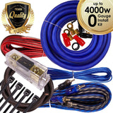 Rockford Fosgate R1200-1D Prime 1200 Watts Class D 1-Channel Amplifier + 0 Gauge Amp Kit