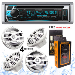 Kenwood KMR-D368BT Bluetooth Receiver + KFC-1653MRW 6.5