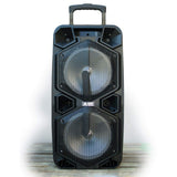 EMB PKL3901BT 2000 Watts Rechargeable PA Speaker w/Bluetooth, Light, Echo + Remote Control