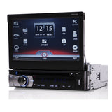Gravity VGR-S7120BT SINGLE DIN Bluetooth DVD/CD/AM/FM Car Stereo w/ 6.2" Digital LCD TFT Touchscreen