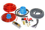 Audiotek AT-4KITANL RED 4 Gauge Professional Heavy Duty Amplifier Installattion Kit Cables 2500W