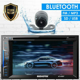 6.2" 200W 2DIN Touchscreen CAR Stereo MP3 DVD Bluetooth HD MP5 MP3, SD, USB + HD Camera Included