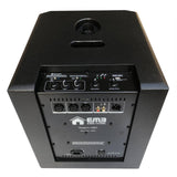 EMB 12BT PK1 1500W Tower Bluetooth All-in-One Linear Array PA Portable Linkable Speaker - Perfect for Home/Karaoke/Birthday/DJ Party/Meeting/Camp/Jobsite/Construction