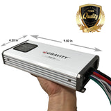 Kenwood KMR-D372BT Bluetooth Receiver + GBR300-4DM 4 Channels Digital Amplifier + KFC-1653MRW 6.5" 2-Way Marine Speaker Boat-Yacht-ATV - 4 Speakers/300W + Free Magnet Phone Holder