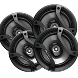 Pioneer MVH-S310BT Digital Media Receiver with Smart Sync App Compatibility, MIXTRAX, Built-in Bluetooth + 2 Pairs of TS-F1634R 6.5" Car Speakers (4 Speakers)