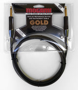 Mogami Gold INSTRUMENT-06 Guitar Instrument Cable, 1/4" TS Male Plugs, Gold Contacts, Straight Connectors, 6 Foot