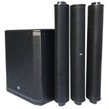 EMB 12BT PK1 1500W Tower Bluetooth All-in-One Linear Array PA Portable Linkable Speaker - Perfect for Home/Karaoke/Birthday/DJ Party/Meeting/Camp/Jobsite/Construction